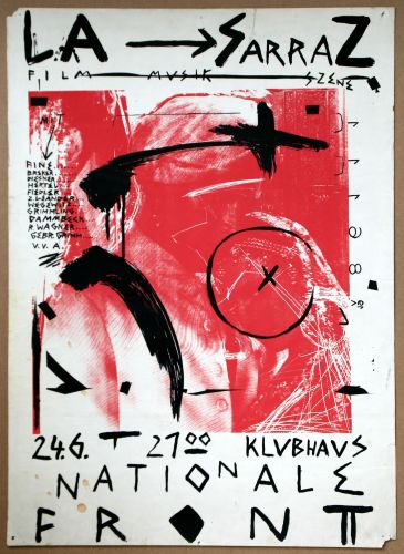 Veranstaltungsplakat La Sarraz