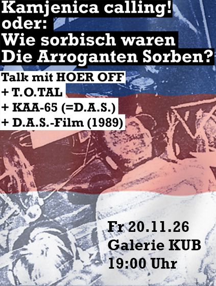 20.11.2026 19:00 Galerie KUB 20.11.2026 19:00 Galerie KUB